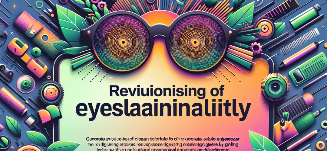 Revolutionising Eyewear Sustainability: How Reglazing Your Glasses Can Make a Stylish Environmental Impact